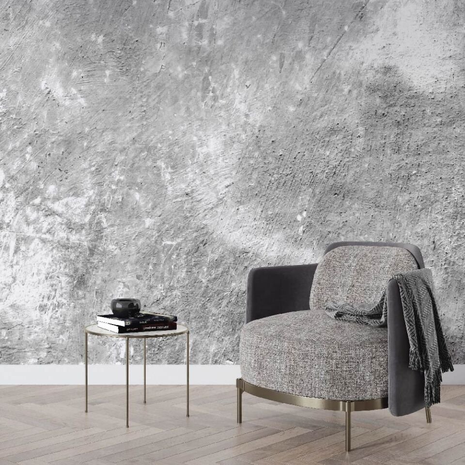 Dekoratif Gri Duvar Kağıdı