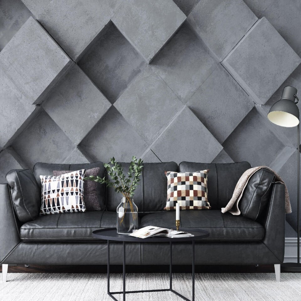 3D Taş Duvar Kağıdı