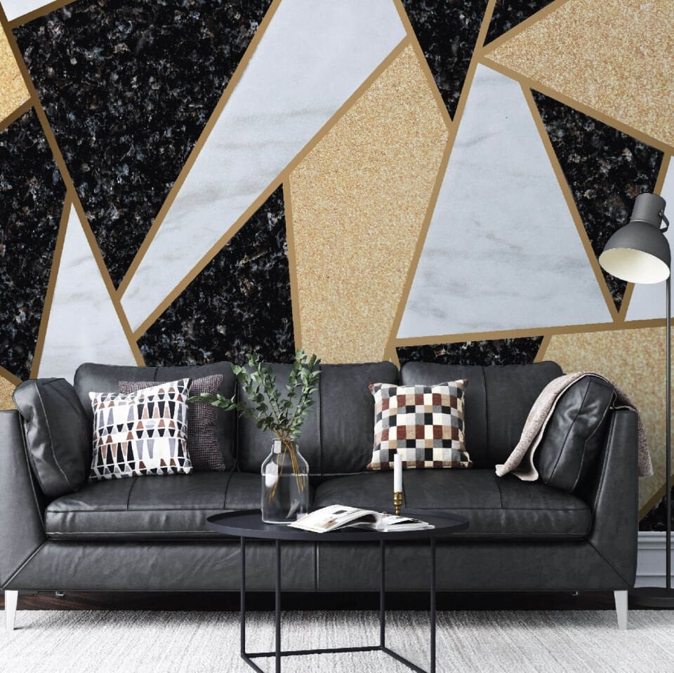 Mozaik Mermer Duvar Kağıdı