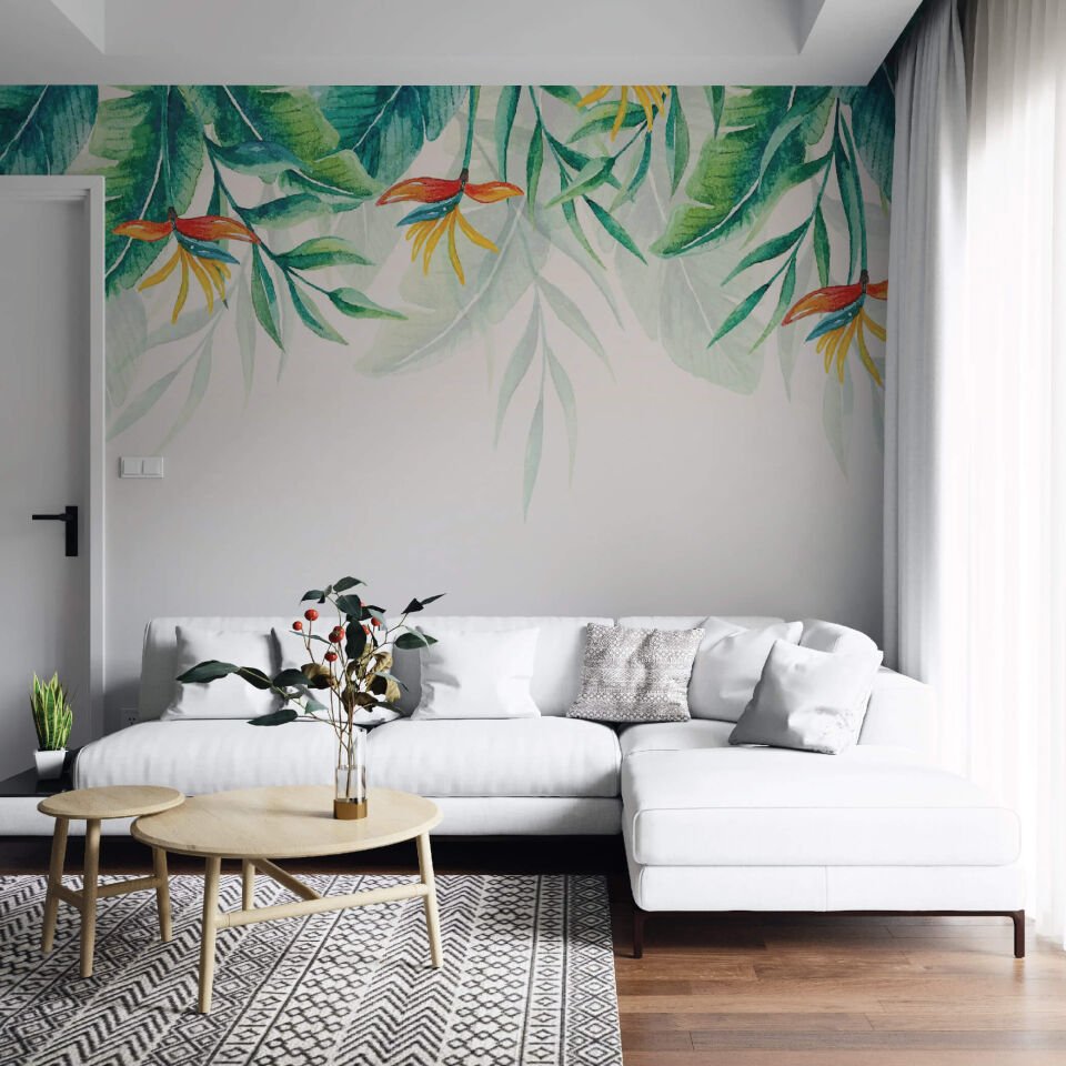 Yeşil Yapraklar Duvar Kağıdı