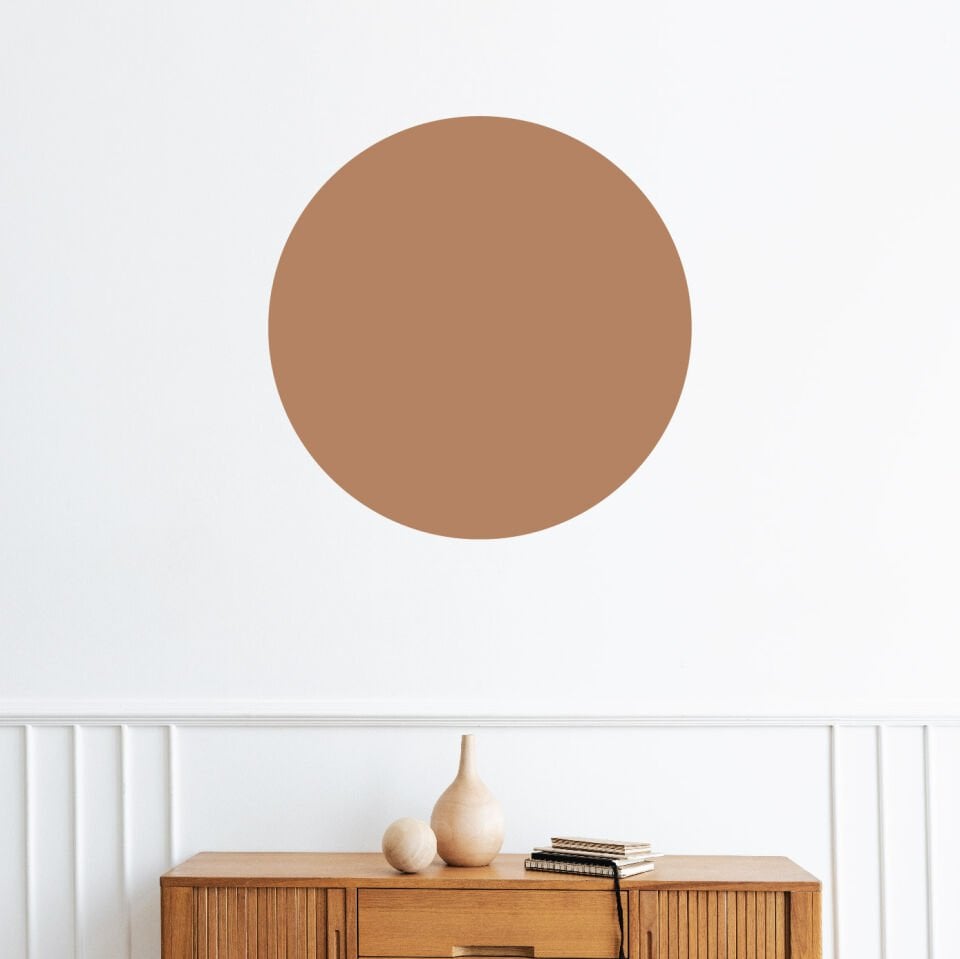 Taba Yuvarlak Boho Tarz Duvar Sticker