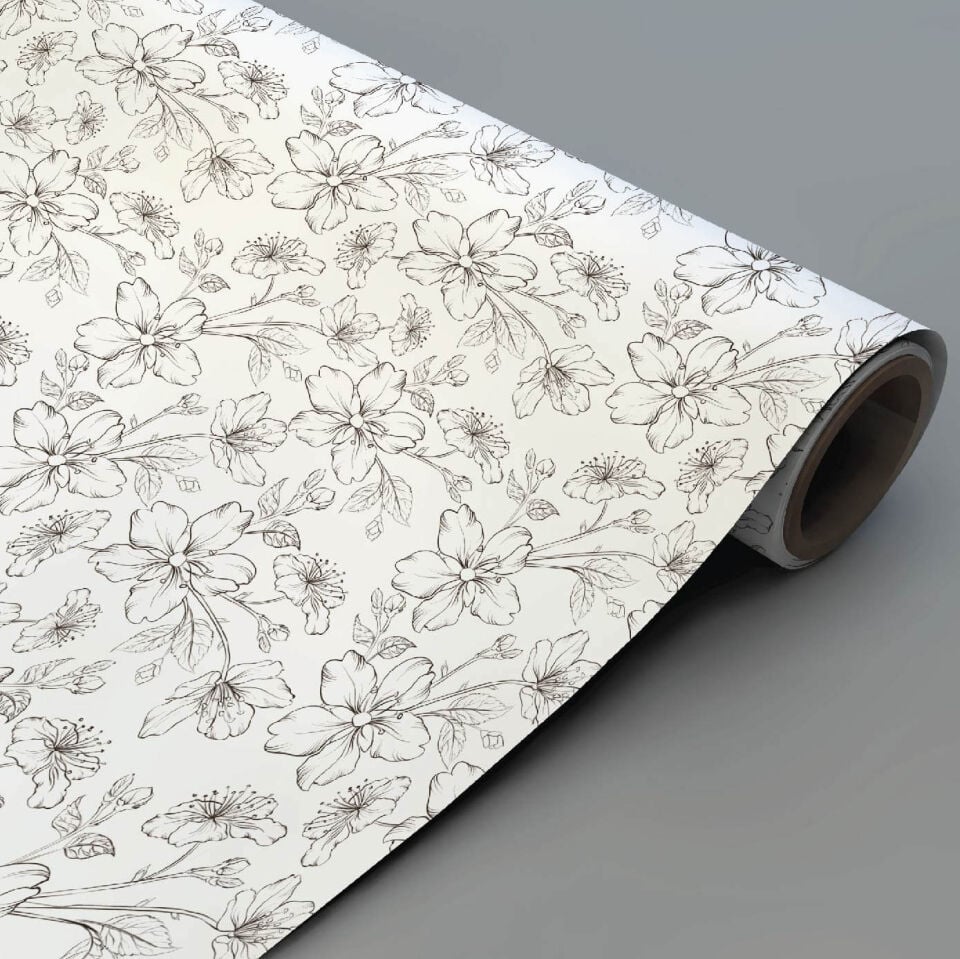 Çiçek Deseni Duvar Kağıdı