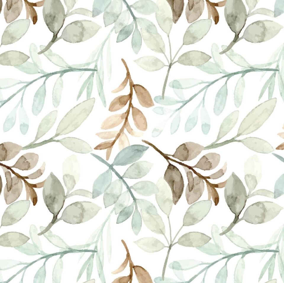 Yeşil Bahar Çiçekleri Duvar Kağıdı