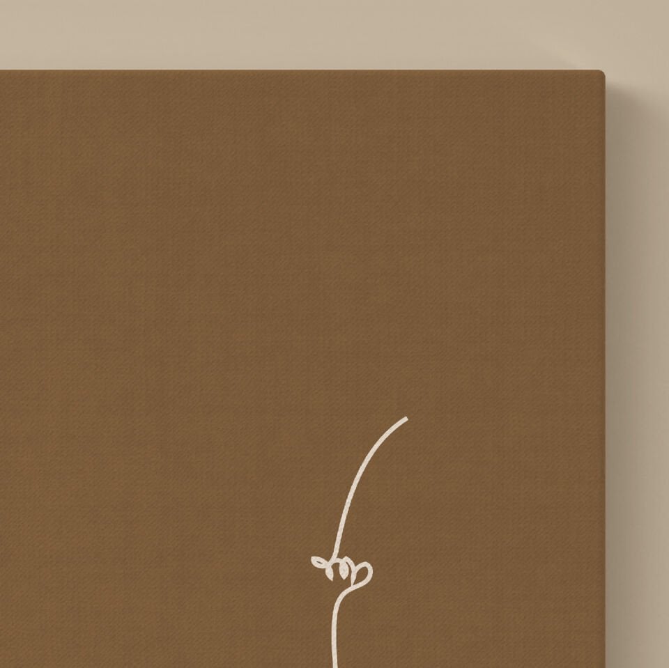 Modern Minimal Kadın Çizimi Dekoratif Kanvas Tablo