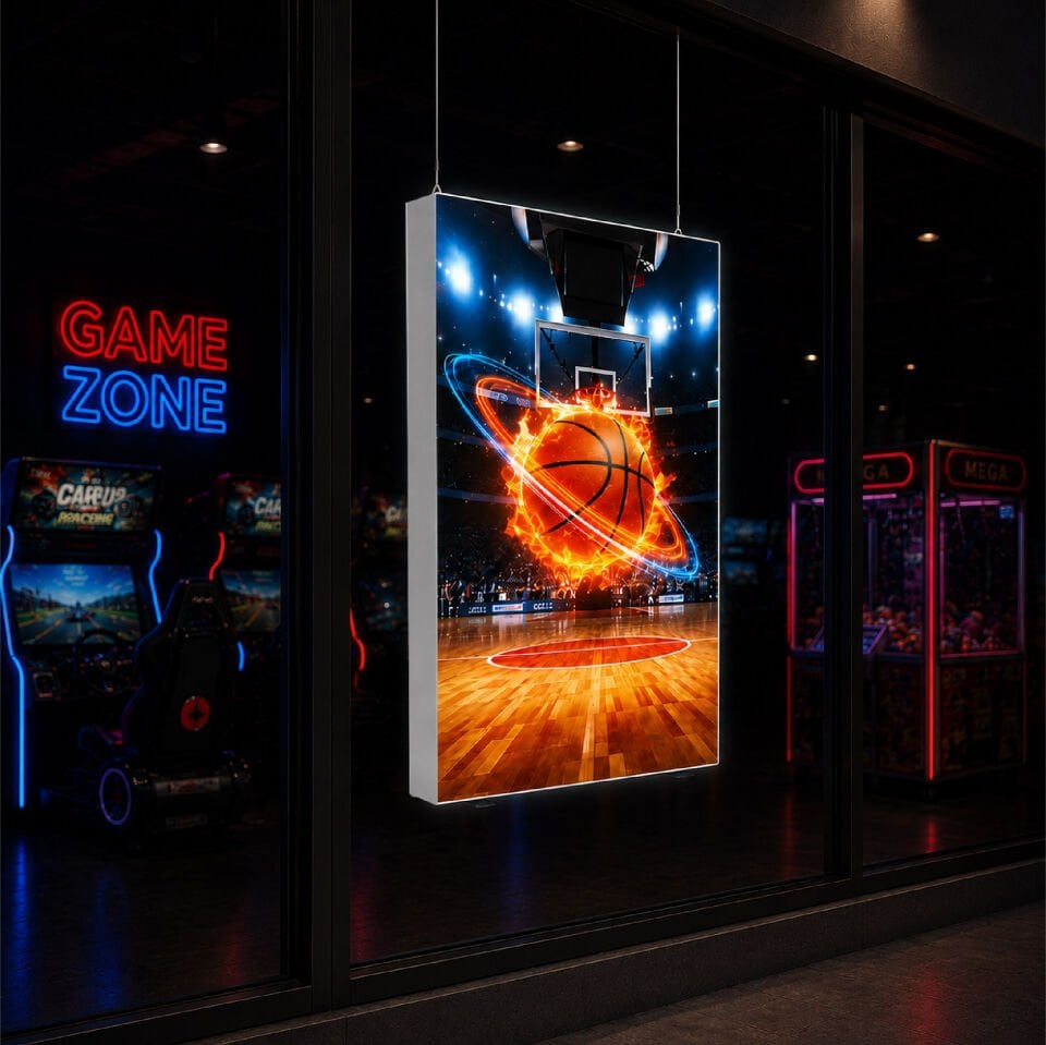 12cm Çift Taraflı Lightbox