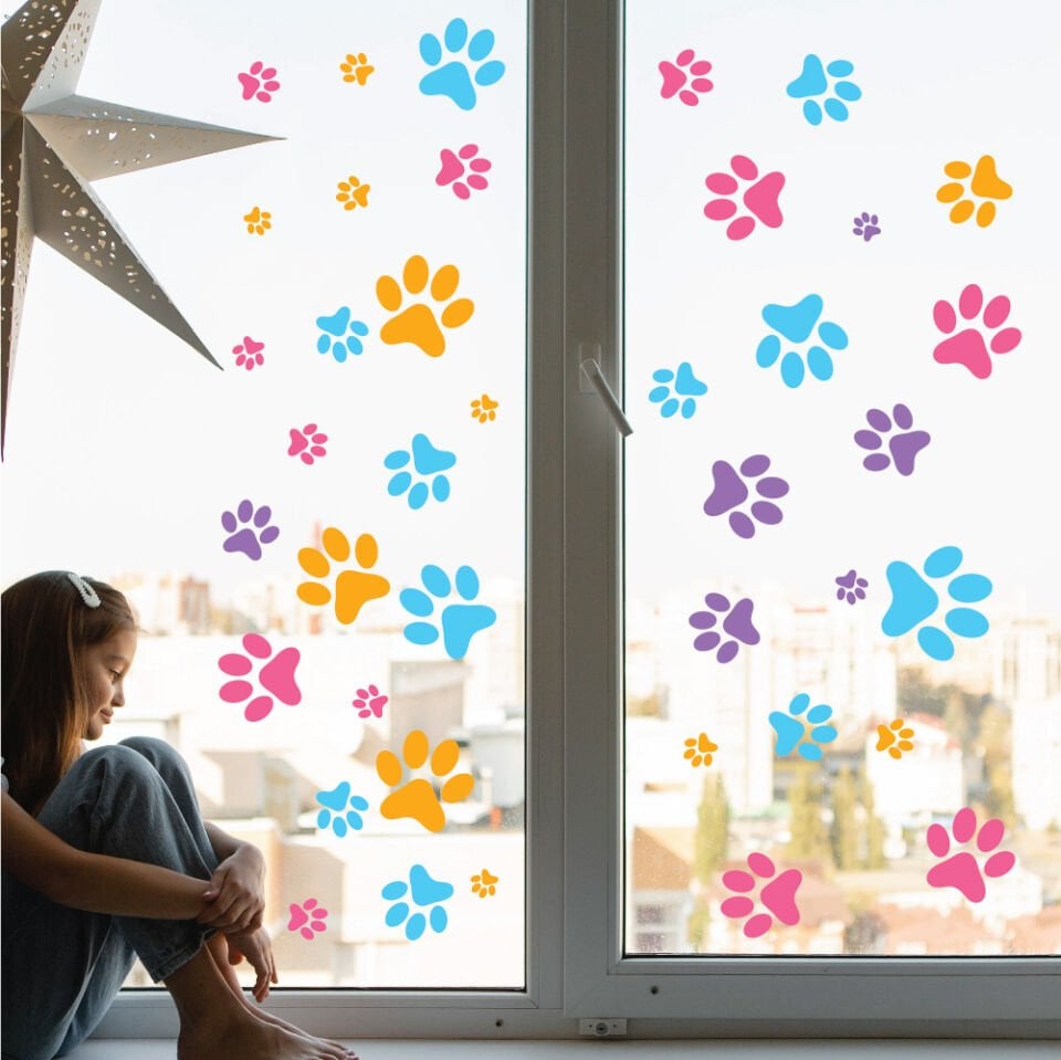 Renkli Patiler Sticker Seti