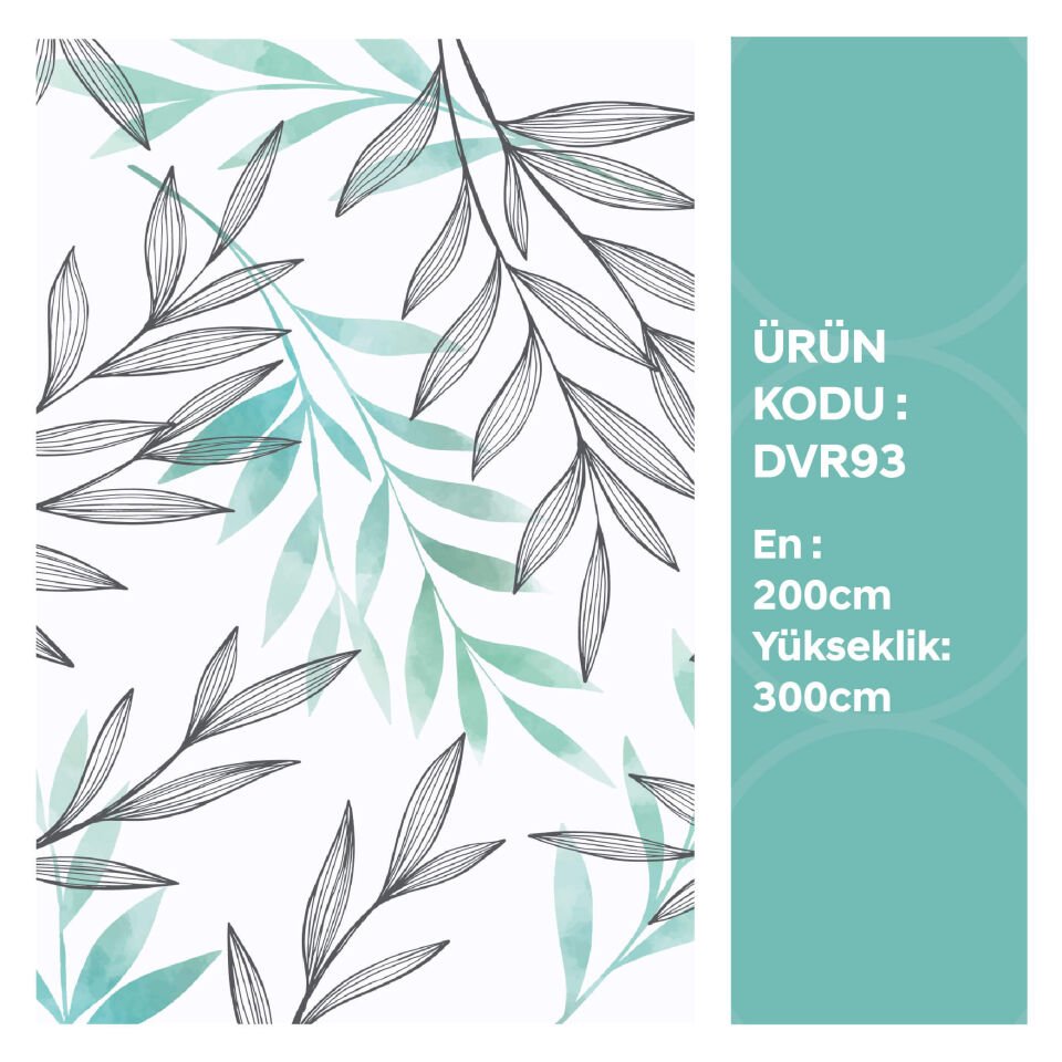 Soft Yeşil Yapraklar Duvar Kağıdı