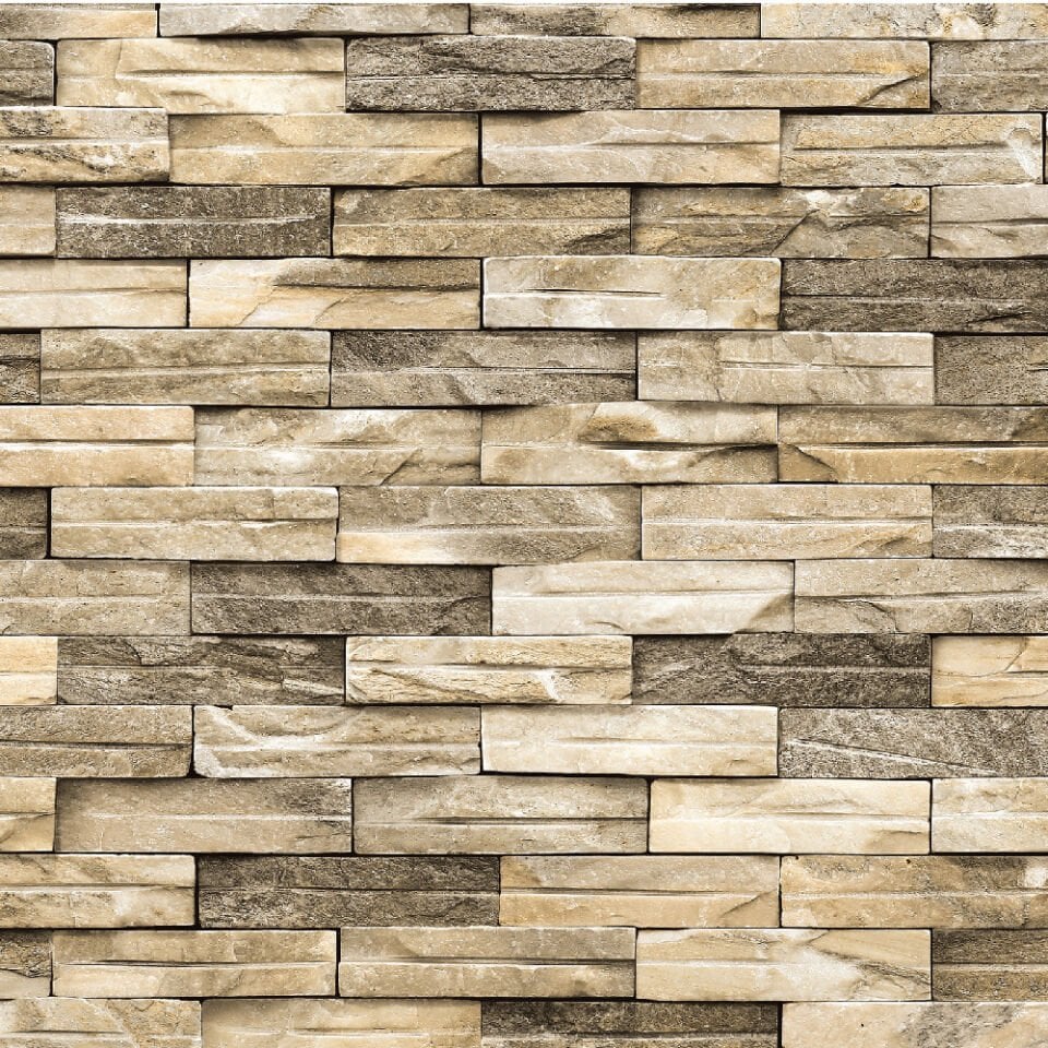 Mutfak Fayans Taş Desen Folyo