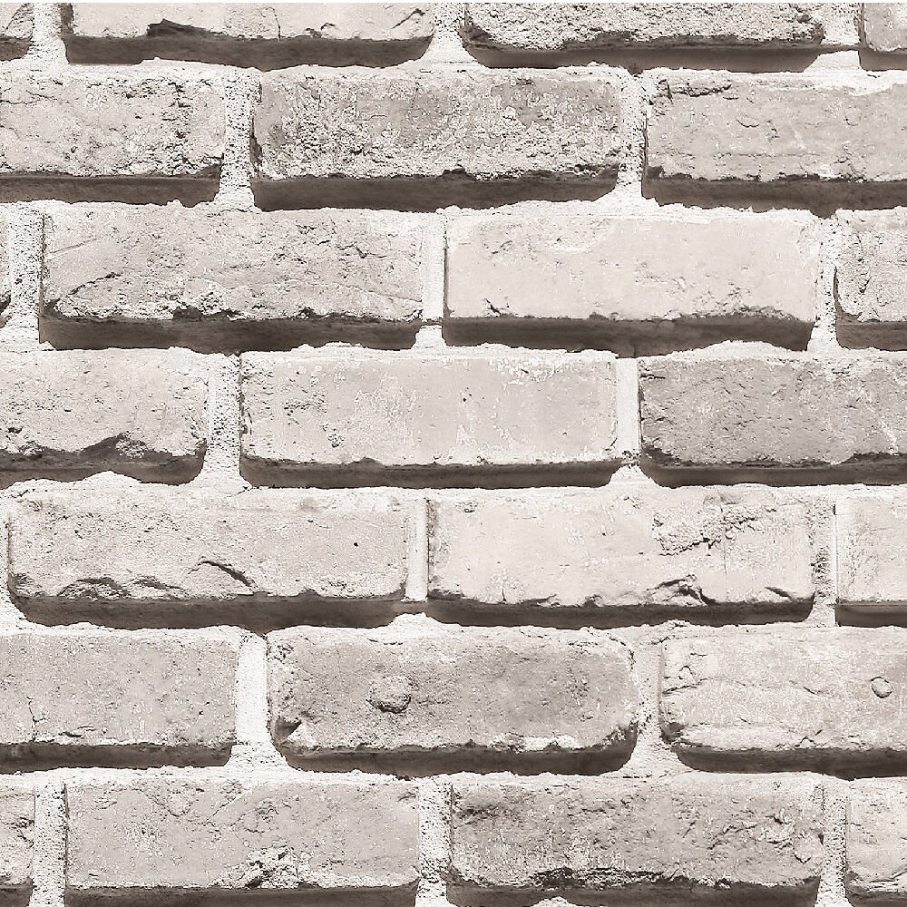 Mutfak Fayans Açık Renk Tuğla Desen Folyo