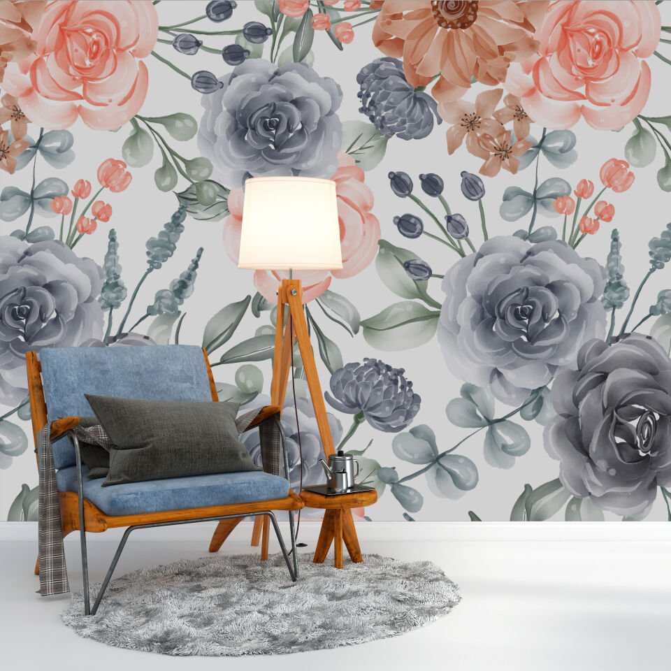 Büyük Bahar Çiçekleri Duvar Kağıdı