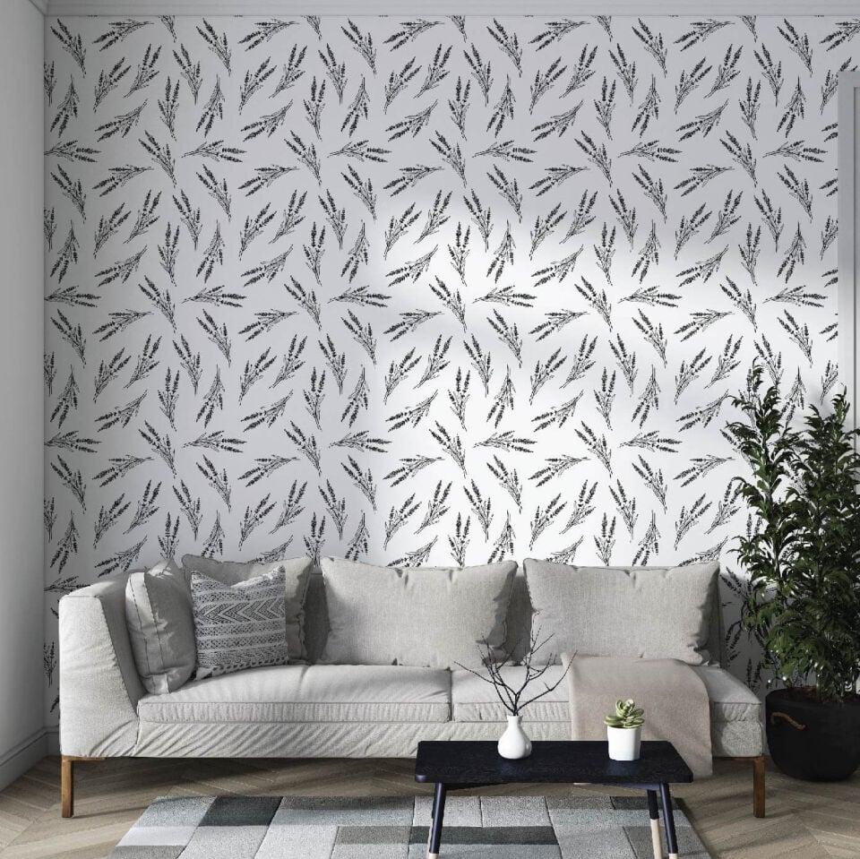 Siyah Başaklar Duvar Kağıdı