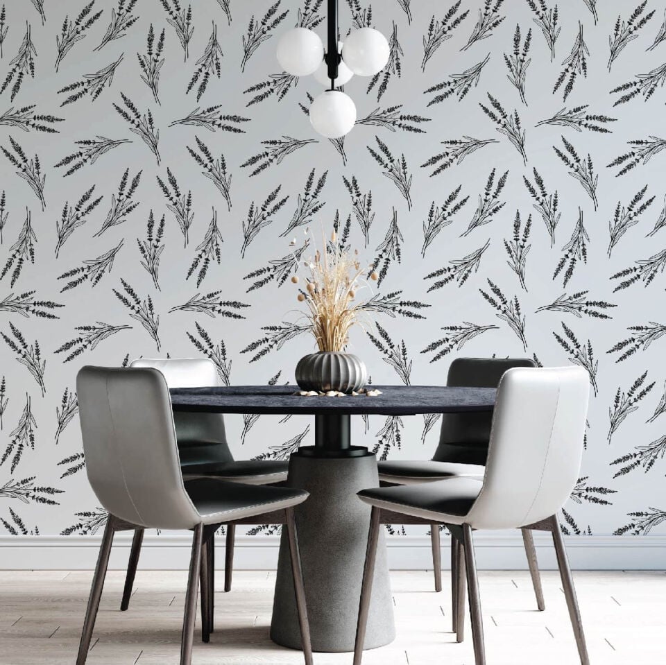 Siyah Başaklar Duvar Kağıdı