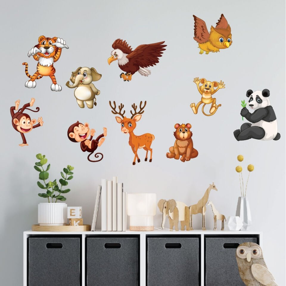 Minik Hayvanlar Sticker Seti