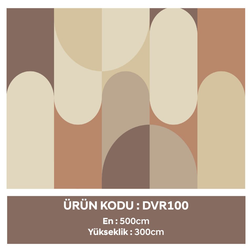 Pastel Geometrik Desen Duvar Kağıdı