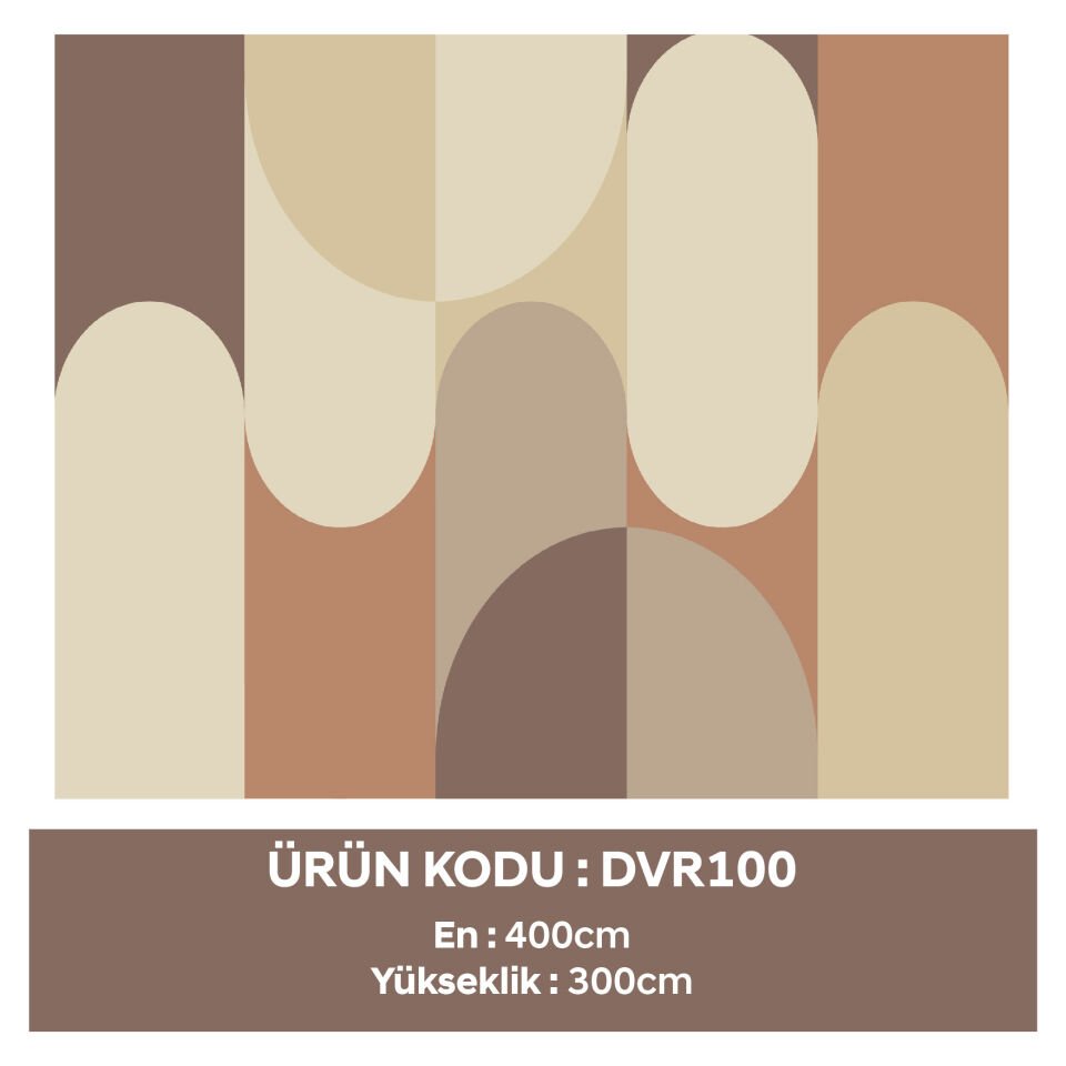 Pastel Geometrik Desen Duvar Kağıdı