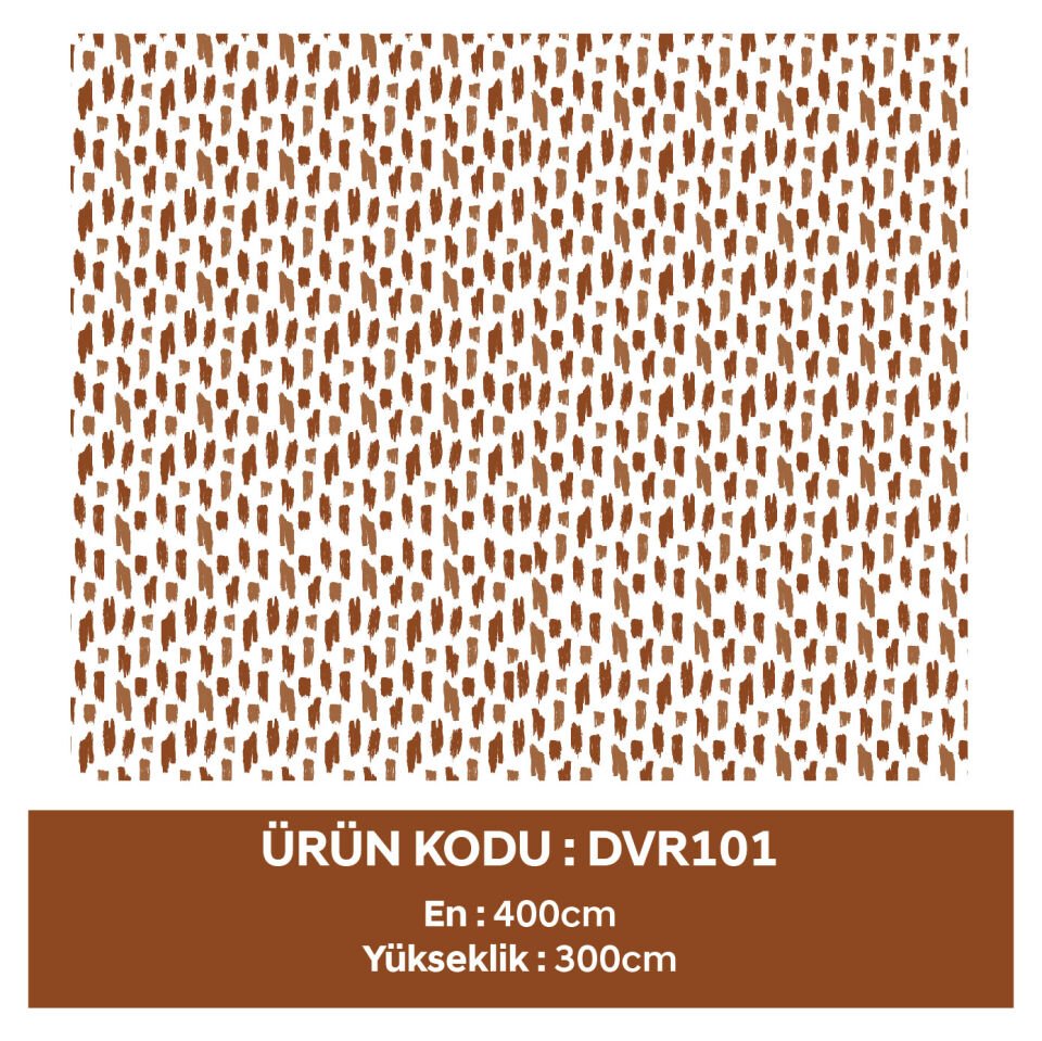 Kahverengi Fırça Deseni Duvar Kağıdı