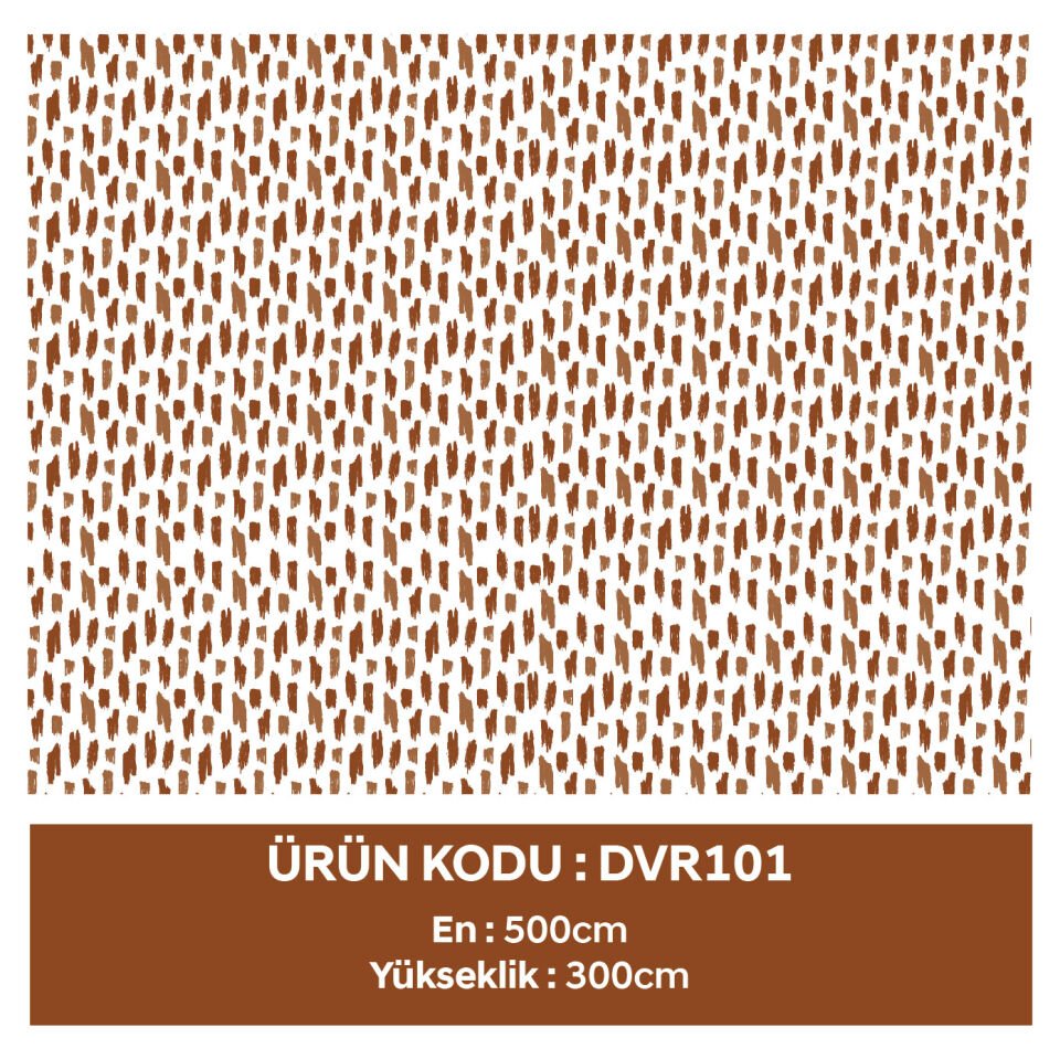Kahverengi Fırça Deseni Duvar Kağıdı