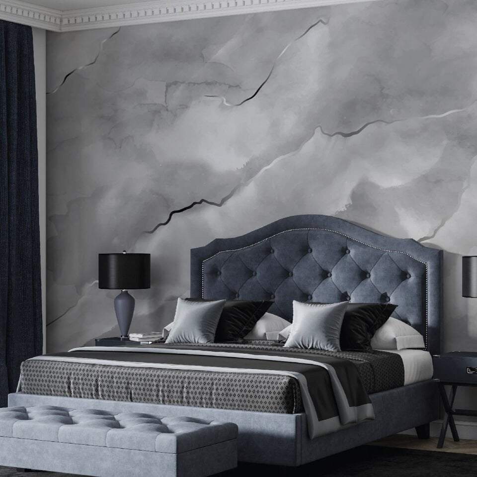 Gri Mermer Duvar Kağıdı