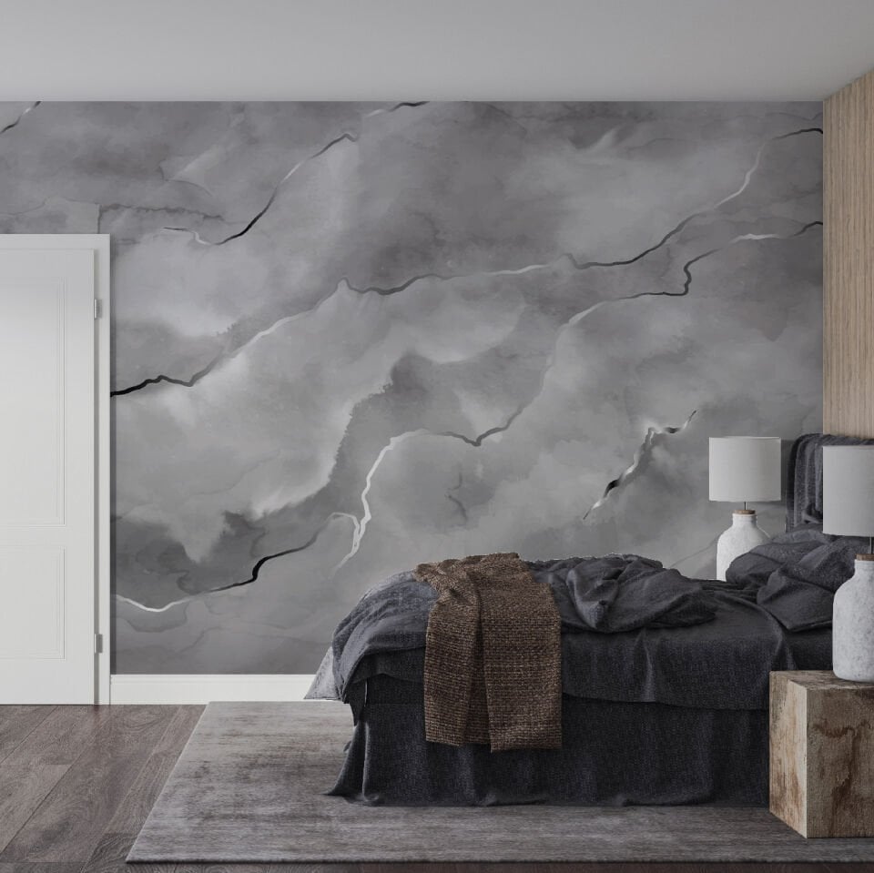 Gri Mermer Duvar Kağıdı