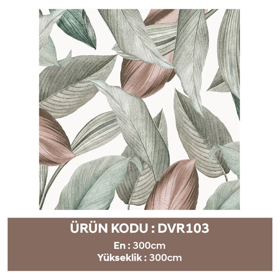 Büyük Soft Yapraklar Duvar Kağıdı
