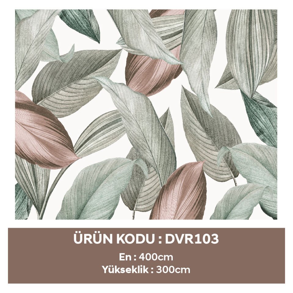 Büyük Soft Yapraklar Duvar Kağıdı