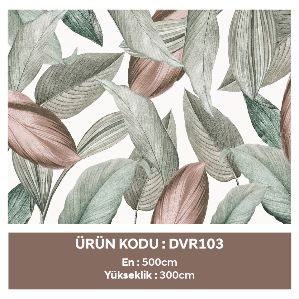 Büyük Soft Yapraklar Duvar Kağıdı