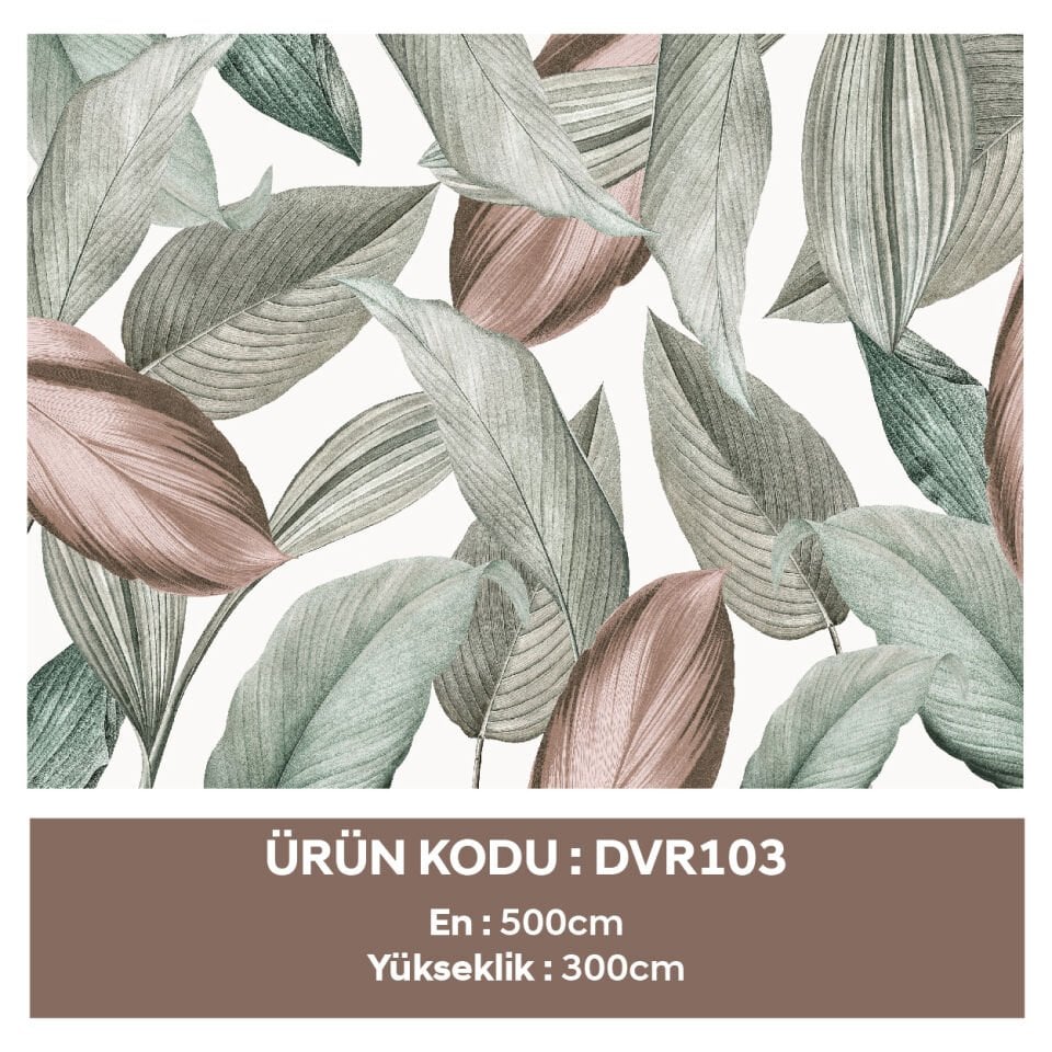 Büyük Soft Yapraklar Duvar Kağıdı