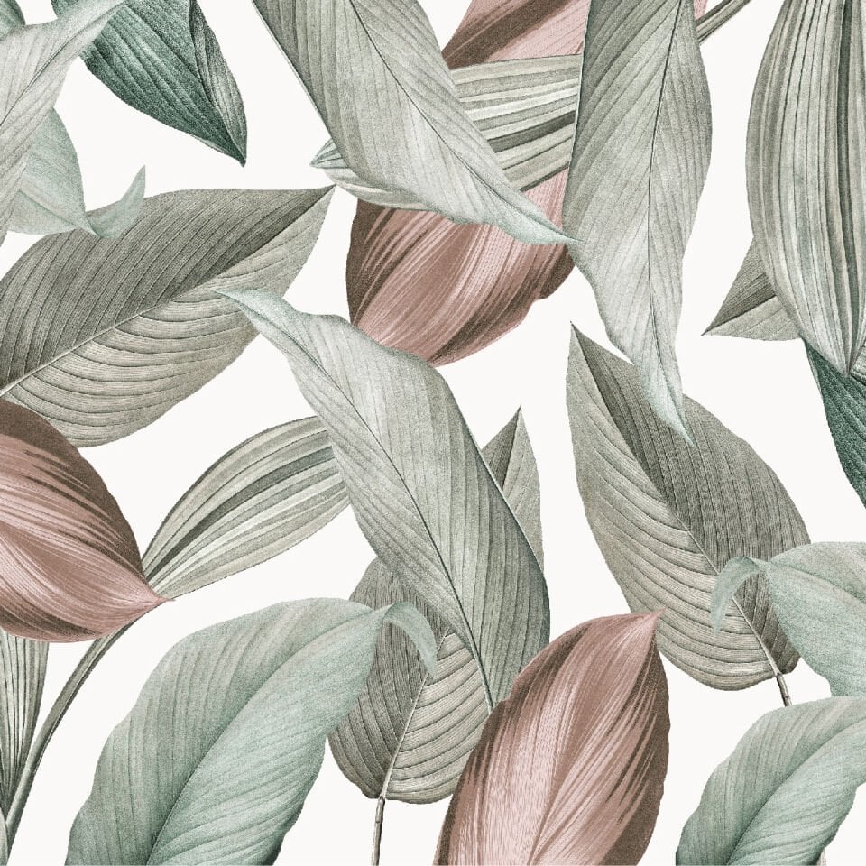 Büyük Soft Yapraklar Duvar Kağıdı