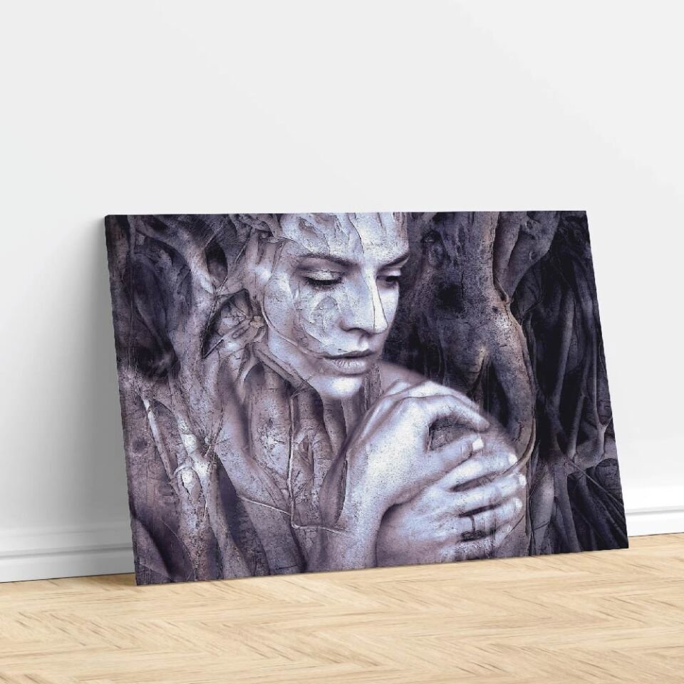 Kadın Dekoratif Kanvas Tablo