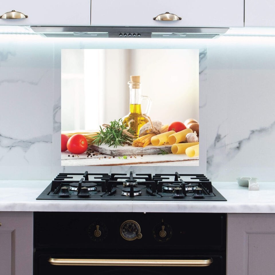 Makarna Mutfak Ocak Arkası Sticker