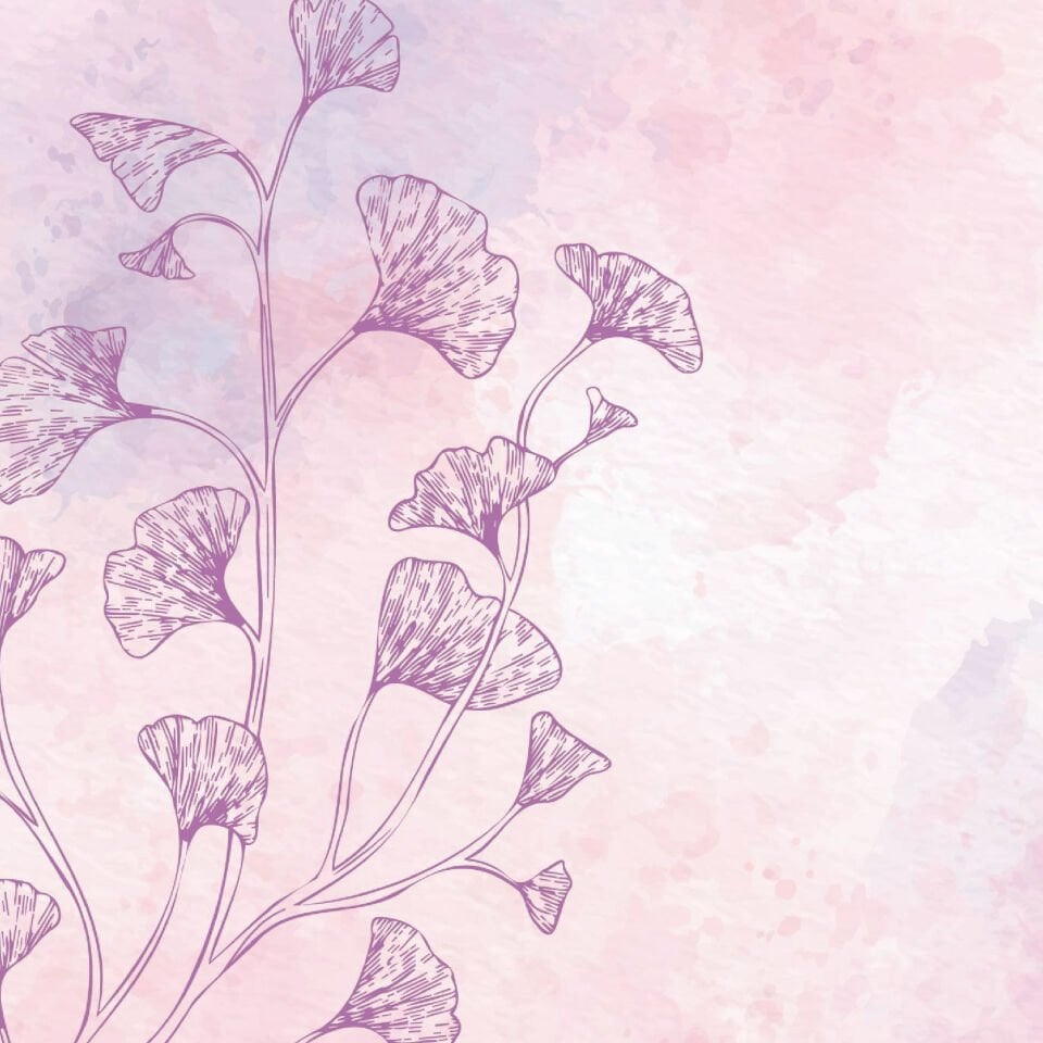 Pembe Çiçek Desen Duvar Kağıdı