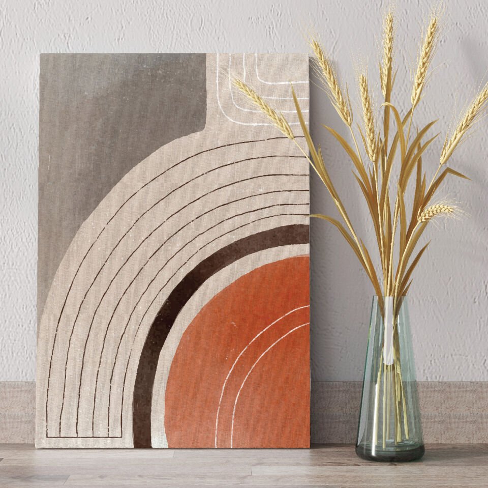 Soyut Çizimler Dekoratif Kanvas Tablo