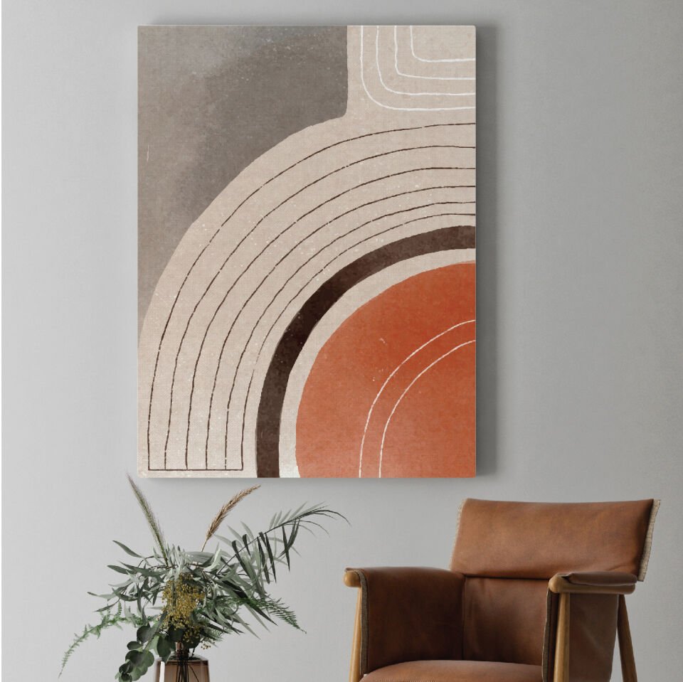 Soyut Çizimler Dekoratif Kanvas Tablo