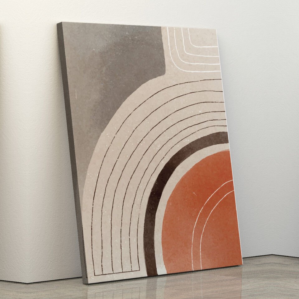 Soyut Çizimler Dekoratif Kanvas Tablo