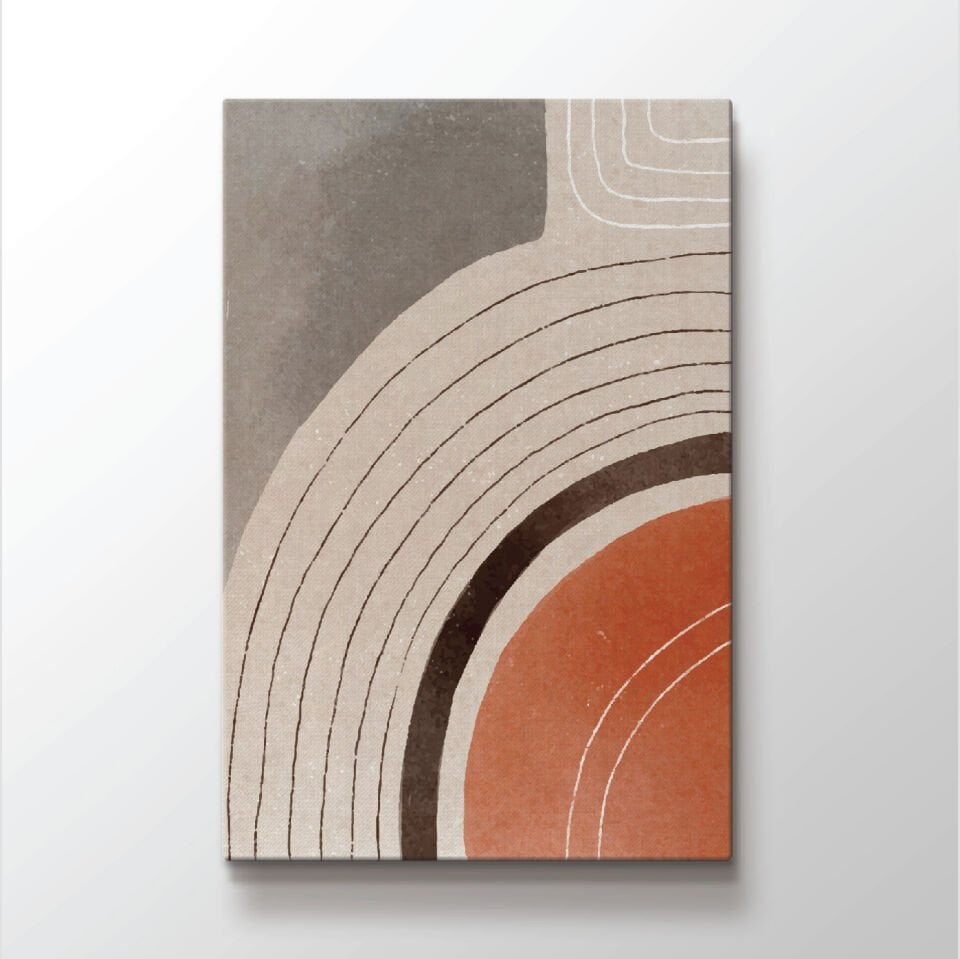 Soyut Çizimler Dekoratif Kanvas Tablo