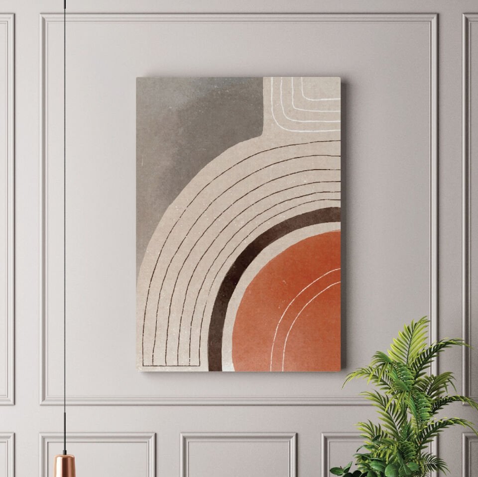 Soyut Çizimler Dekoratif Kanvas Tablo