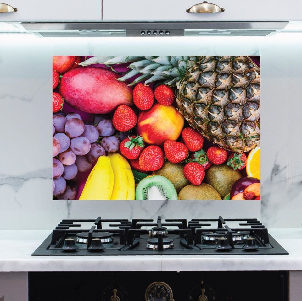 Meyveler Mutfak Ocak Arkası Sticker