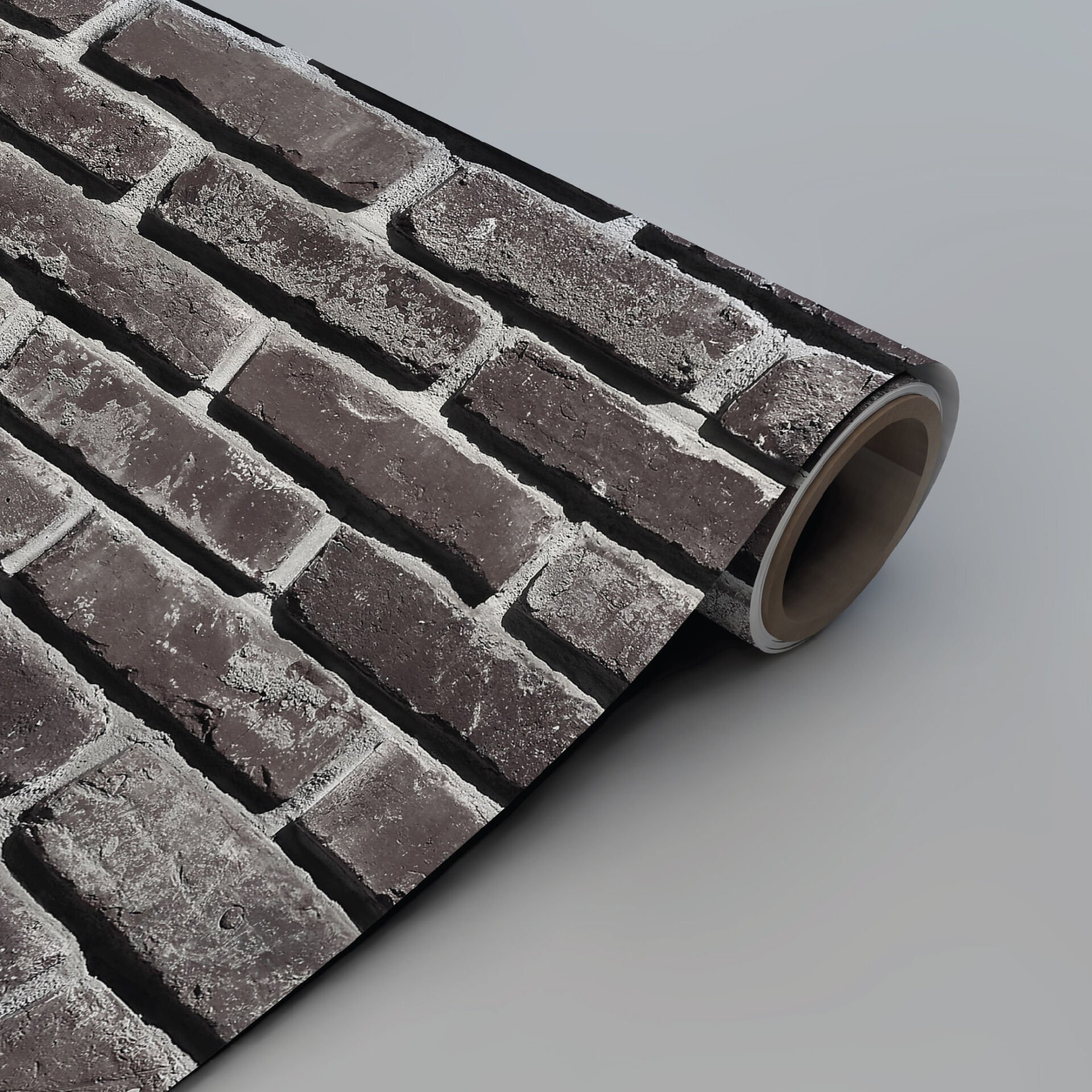 Koyu Renk Taş Desen Duvar Kağıdı