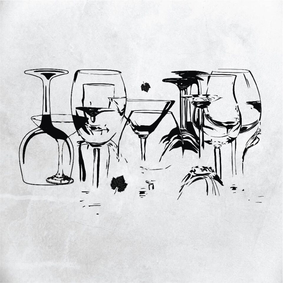 Şarap Kadehleri Duvar Kağıdı