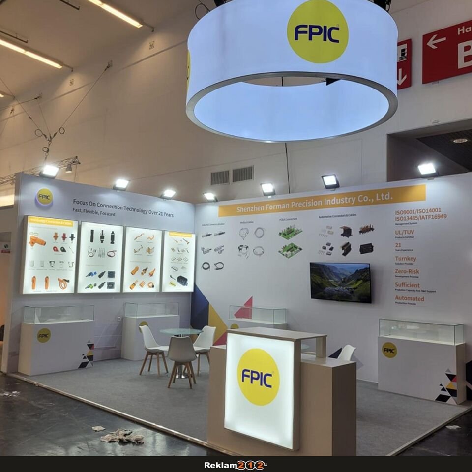 300cm Çapında Silindir Lightbox