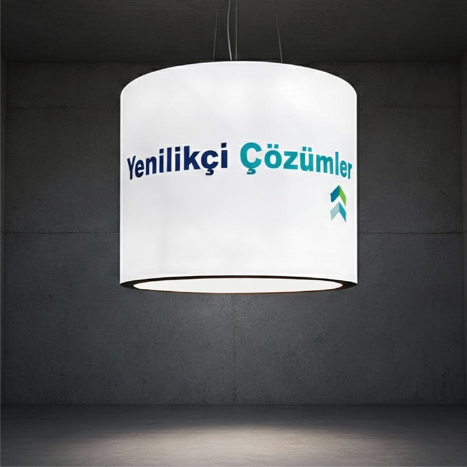 200cm Çapında Silindir Lightbox