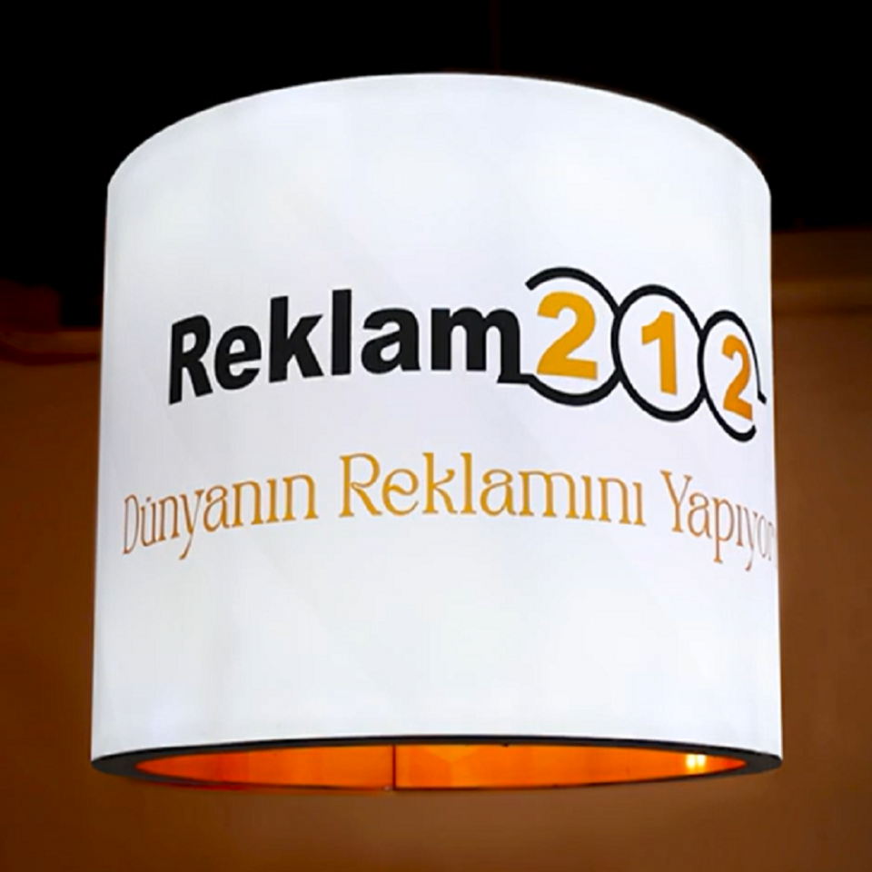 200cm Çapında Silindir Lightbox