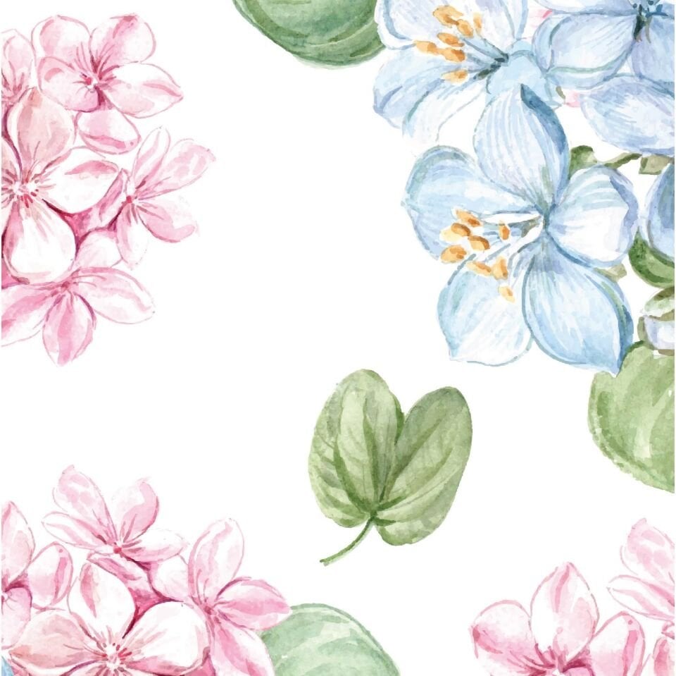 Soft Çiçekler Duvar Kağıdı