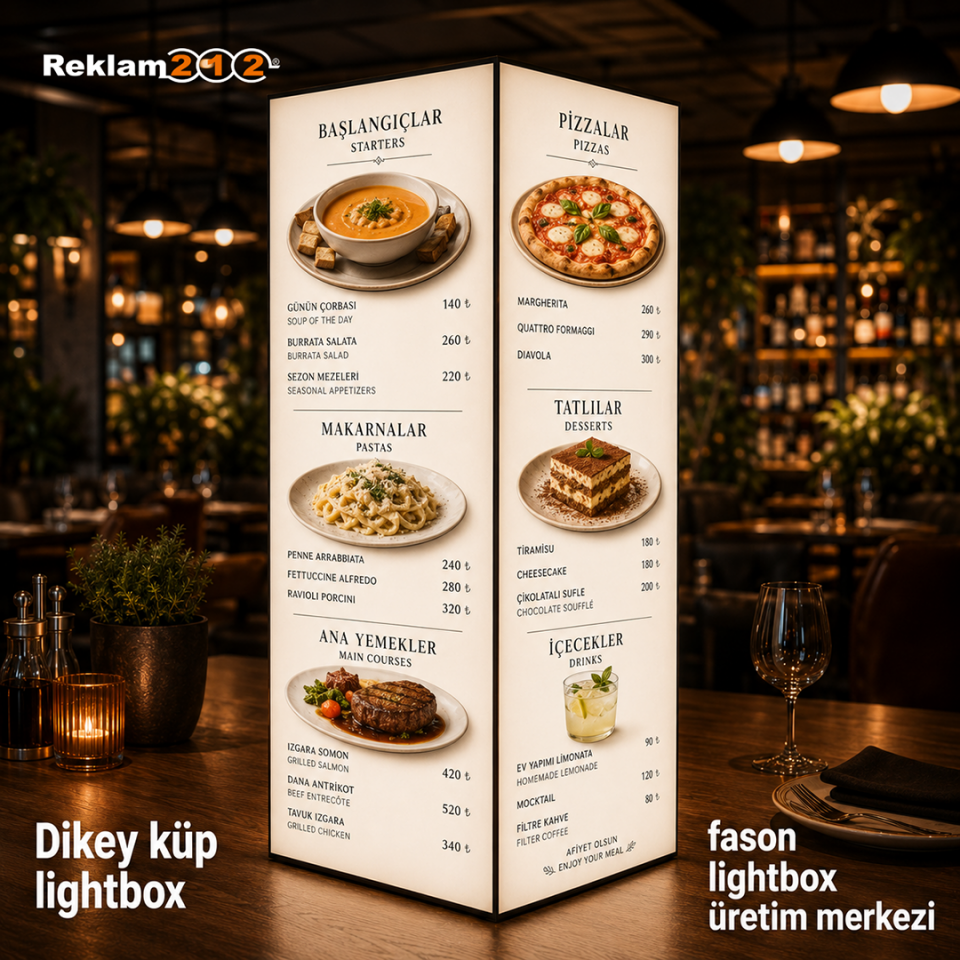Dikey Küp Lightbox