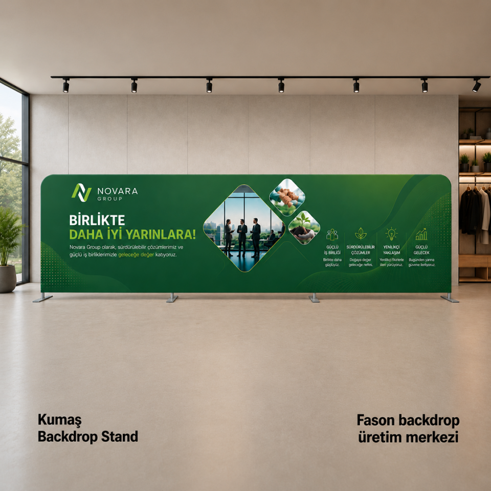 1000x230 Kumaş Backdrop Stand