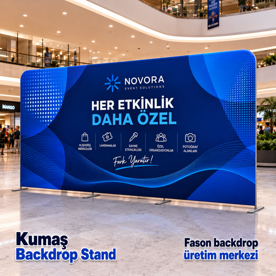 800x300 Kumaş Backdrop Stand