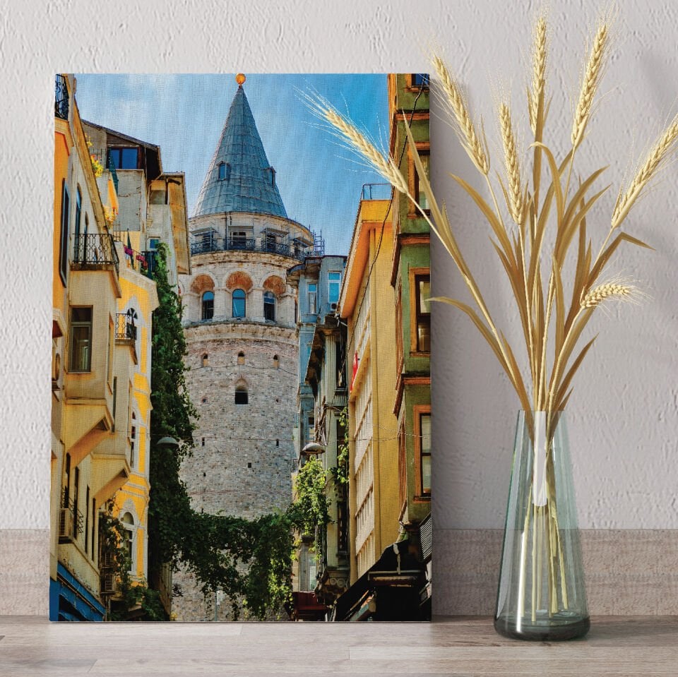 Galata Kulesi Dekoratif Kanvas Tablo