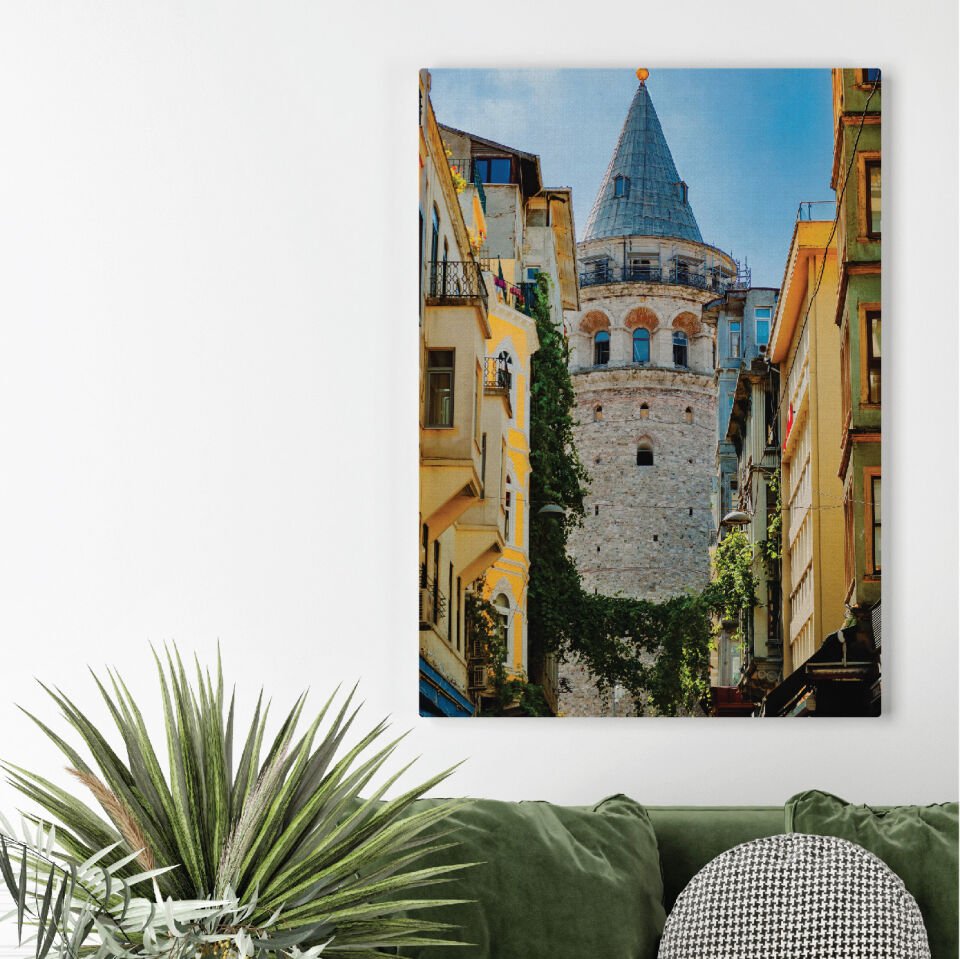 Galata Kulesi Dekoratif Kanvas Tablo