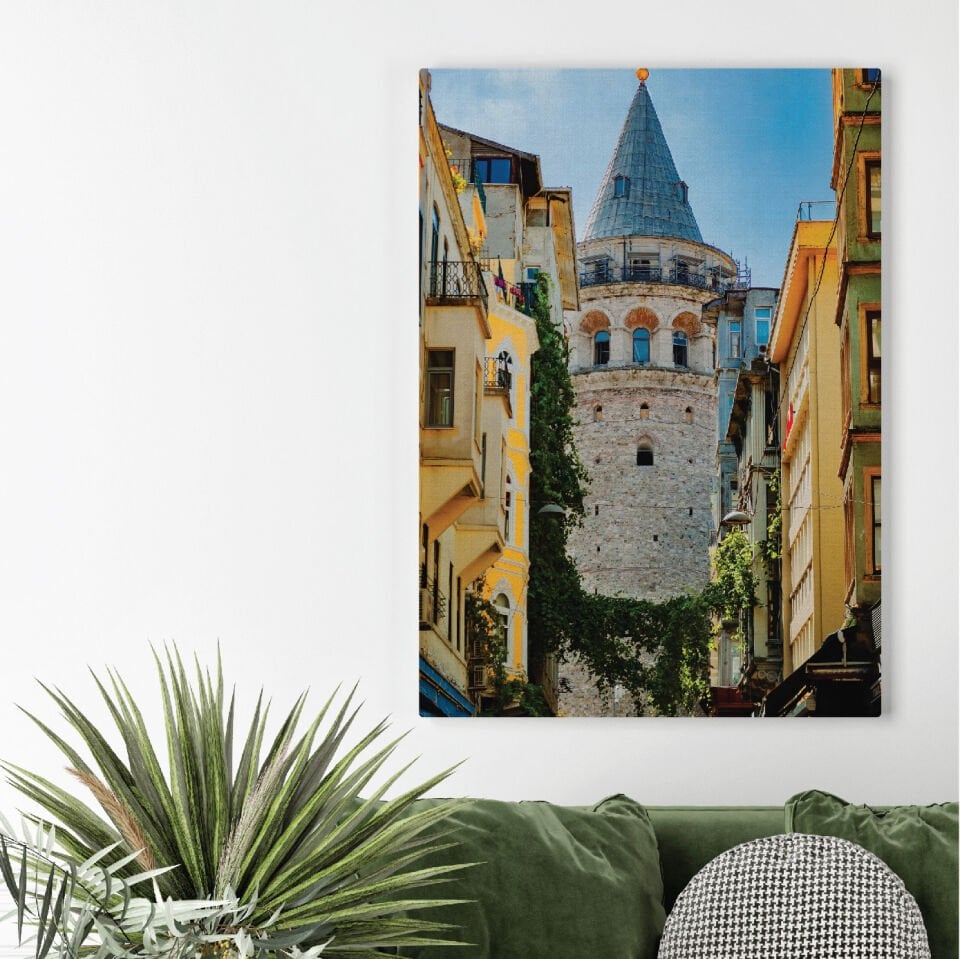 Galata Kulesi Dekoratif Kanvas Tablo