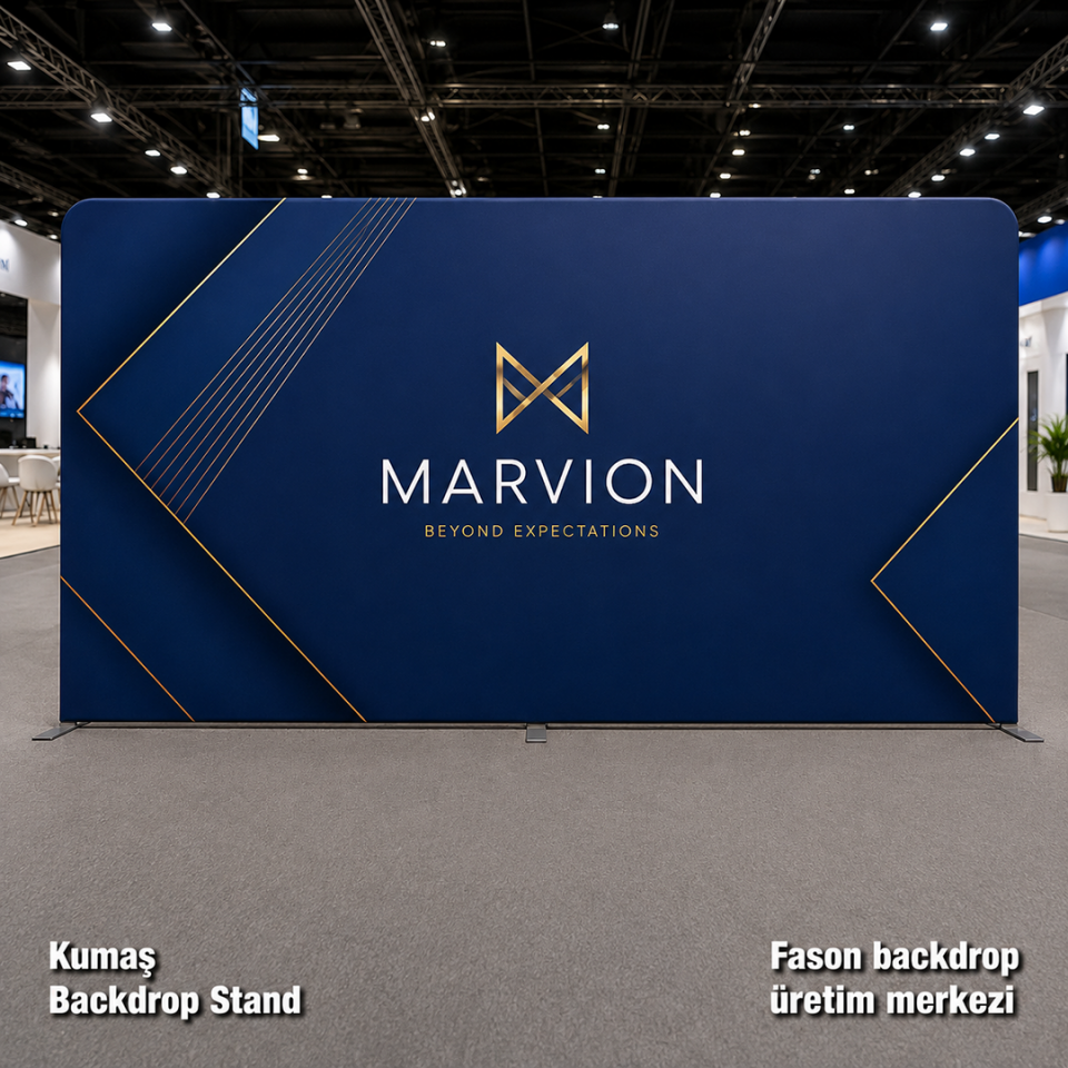 600x250 Kumaş Backdrop Stand